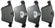 Brake pad set Front axle 32373184 (1023339) - Volvo S60 (2011-2018), S80 (2007-), V60 (2011-2018), V70 (2008-), XC70 (2008-)