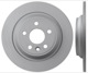 Brake disc Rear axle non vented 31471746 (1023350) - Volvo S60 (2011-2018), S60 CC (-2018), S80 (2007-), V60 (2011-2018), V60 CC (-2018), V70, XC70 (2008-)