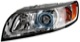 Headlight left D1S (gas discharge tube) Xenon 32206144 (1023455) - Volvo S40, V50 (2004-)