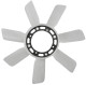 Fan wheel, radiator