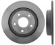 Brake disc Rear axle non vented 31499632 (1025344) - Volvo C30, C70 (2006-), S40 V50 (2004-)