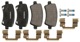 Brake pad set Rear axle 30671574 (1025891) - Volvo S60 XC (-2018), V60 XC (-18), XC60 (-2017)