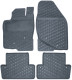 Floor accessory mats Rubber grey consists of 4 pieces 39891775 (1026410) - Volvo S60 (-2009)