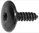Tapping screw Flat head Inner-torx 4,8 mm 986166 (1026425) - Volvo universal