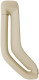 Cover, Safety belt left B-pillar beige 39966531 (1026745) - Volvo S60 (-2009), S80 (-2006), V70 P26 (2001-2007), XC70 (2001-2007)