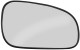Spiegelglas, Außenspiegel beifahrerseitig 9203121 (1027145) - Volvo S60 (-2009), S80 (-2006), V70 P26 (2001-2007), XC70 (2001-2007)