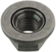 Lock nut all-metal Nut and washer assembly with metric Thread M14
