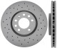 Brake disc Front axle perforated Sport Brake disc 24435132 (1028515) - Saab 9-3 (2003-)