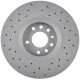 Brake disc Front axle perforated Sport Brake disc