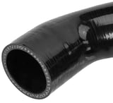 Radiator hose lower black Silicone
