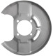 Splash panel, Brake disc fits left and right Front axle 4002671 (1029150) - Saab 9000