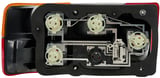 Combination taillight right with Fog taillight red-orange-white