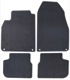 Floor accessory mats Textile black consists of 4 pieces 12824107 (1030536) - Saab 9-3 (2003-)