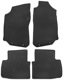 Floor accessory mats Rubber black consists of 4 pieces 32026134 (1031158) - Saab 9-5 (-2010)