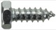 Tapping screw without Collar Outer hexagon 4,8 mm 190665 (1031593) - Volvo universal