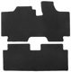 Floor accessory mats Velours black consisting of 1 pair  (1032117) - Saab 95, 96