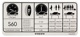 Information sign Wheel pressure default Filling lid 9454290 (1032310) - Volvo S60 (-2009)