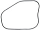 Türdichtung vorne an Karosserie für links und rechts passend 30779638 (1032488) - Volvo S80 (-2006)