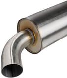 Sports silencer set from Catalytic converter Stainless steel