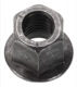 Nut with Collar with metric Thread M12 Axle mounting, rear 985909 (1033748) - Volvo 700, 900, C70 (-2005), S40, V50 (2004-), S60 (-2009), S80 (-2006), S90, V90 (-1998), V70 P26, XC70 (2001-2007), XC90 (-2014)