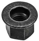 Nut with Collar with metric Thread M12 Axle mounting, rear
