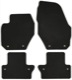 Fußmattensatz Velours schwarz grau bestehend aus 4 Stück  (1034481) - Volvo S60 (2011-2018), S60 CC (-2018), V60 (2011-2018), V60 CC (-2018)