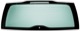 Rear window 30674387 (1034615) - Volvo V70 P26, XC70 (2001-2007)