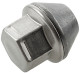 Wheel nut silver Cap nut with fixed conical collar