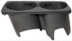 Cup holder tunnel console graphite
