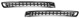 Abdeckung, Stoßstange vorne links vorne rechts Satz für beide Seiten 30756476 (1036587) - Volvo XC90 (-2014)