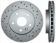 Brake disc Front axle perforated internally vented Sport Brake disc 13579147 (1036815) - Saab 9-5 (2010-)