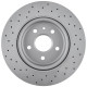 Brake disc Rear axle perforated internally vented Sport Brake disc