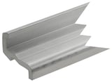 Trim moulding, Bumper front lower silver
