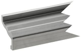 Trim moulding, Bumper front lower silver