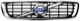 Gitter, Kühlergrill mit Strebe mit Emblem schwarz 31290532 (1037708) - Volvo S40, V50 (2004-)