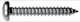 Tapping screw Binding head Cross slot 5,5 mm 100 Pcs  (1037798) - universal 