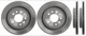 Brake disc Rear axle internally vented Kit for both sides 93192627 (1037885) - Saab 9-3 (2003-)
