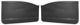 Interior door panel black Kit for both sides  (1038266) - Volvo 120 130