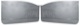 Türverkleidung grau Satz für beide Seiten  (1038283) - Volvo 120 130