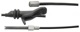 Cable, Park brake front Section 32265475 (1038552) - Volvo C30, C70 (2006-), S40, V50 (2004-)