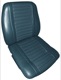 Bezug, Polster Vordersitze Sitzfläche Rückenlehne Kunstleder blau Satz für einen Sitz  (1039042) - Volvo 120 130, 220