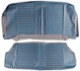 Bezug, Polster Rückbank Sitzfläche Rückenlehne blau Satz  (1039048) - Volvo 120 130