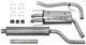 Exhaust system, Stainless steel from Intermediate pipe  (1039214) - Saab 9-3 (2003-)