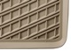 Floor accessory mats Rubber brown consists of 4 pieces
