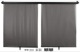 Window blinds Rear window Kit 1128304 (1040121) - Volvo 140, 164, 200