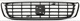Radiator grill without Rod without Emblem black 30744914 (1040240) - Volvo S40 (2004-), V50
