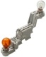 Bulb holder, Combination taillight upper for Brake light for Indicator 30655438 (1040510) - Volvo V50