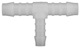 T-Stück 1x8 mm 2x10 mm Kunststoff  (1040674) - universal 