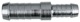 Schlauchverbinder 10 mm 12 mm Metall  (1040692) - universal 
