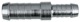 Schlauchverbinder 12 mm 15 mm Metall  (1040693) - universal 